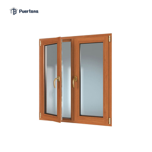 Cửa Sổ Gỗ Gỗ Thiết Kế Cửa Sổ Nhà Hiện Đại Cho Nhà Cửa Sổ Cửa Sổ Bằng Gỗ Pháp Chống Va Đập - Product Image 5