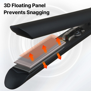 Plancha de Pelo 2 en 1, Rizador de Pelo con Iones Negativos y Revestimiento Cerámico, Mini Plancha Portátil <span class=keywords><strong>para</strong></span> Dar Volumen a las Raíces y Ondas - Product Image 2