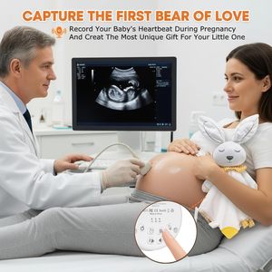 Boîte à musique personnalisée en forme de doudou pour bébé, 10 sons de <span class=keywords><strong>bruit</strong></span> <span class=keywords><strong>blanc</strong></span>, <span class=keywords><strong>capteur</strong></span> de pleurs, minuterie 20-40 min, haut-parleur métallique rechargeable, jouet en <span class=keywords><strong>peluche</strong></span> en plastique - Product Image 4