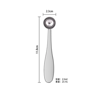Kustom 2 gram 7.5ml baja nirkarat longgar teh daun Kopi cocok sendok pengukur Set cetak logo Laser - Product Image 2
