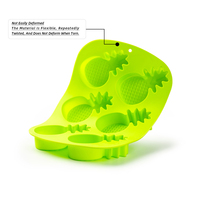 Moule à gâteau en silicone citron ananas fraise de couleur personnalisée pouding à la gelée bonbons Dessert moule de cuisson pour outils de fabrication de chocolat