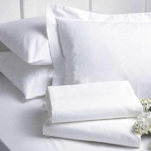 Sábana de lino para hotel, suministros de China, tamaño king, 100 algodón, blanco, entrega rápida, 3 uds. - Product Image 2