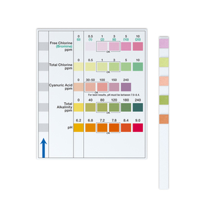Zwembad 물 테스트 스트립 5in1 수영 Piscina 수영장 테스트 스트립 온수 욕조 스파 웰빙 수질 테스트 키트 - Product Image 6