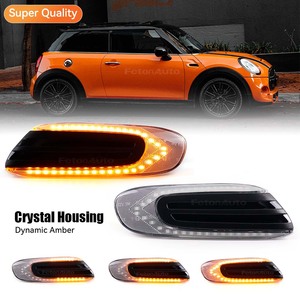 2PCS Feux de Position Latéraux LED Dynamiques Séquentiels Étanches pour <span class=keywords><strong>Mini</strong></span> Cooper S F55 F56 <span class=keywords><strong>JCW</strong></span> F57 Cabriolet S 14-20, Clignotants - Product Image 1