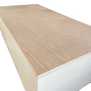 Linyi Birch UV Hardwood Plywood Sheet 4x8 18mm Poplar Okoume Marine Pine Construction Plywood