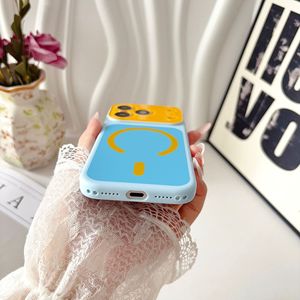 เคสโทรศัพท์แม่เหล็กสองสีสำหรับ iPhone 18/17 Pro Max, เลนส์คริสตัล 16 ชิ้น, ป้องกันเต็มรูปแบบ 15 ชิ้น, ป้องกันการกระแทก 14 ชิ้น - Product Image 2