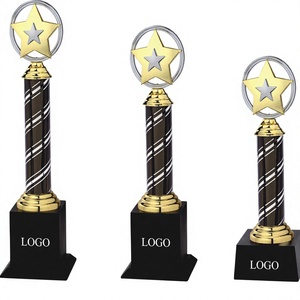 Small Bridge Customized UV Printed Eco-Friendly Soccer Club Sports Champion Laser Engraved Football Crystal Award <b>Trophy</b> - Product Image 1