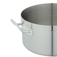 04 Ustensiles de cuisine en acier inoxydable pour la cuisine commerciale d'usine Casseroles écologiques durables pour la vente en gros de marmites à soupe de restaurant