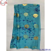 Tissu en soie Chowleedee de haute qualité, élégant, uni, doux, avec motif floral doré métallique, pour robe, rideau, canapé