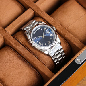 Reloj de Pulsera Mecánico Automático Unisex de Lujo, Esfera de Cristal de Zafiro, Cronógrafo de Acero Inoxidable, Manecillas Luminosas - Product Image 2