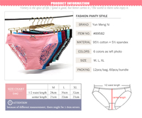 Culottes sexy en dentelle pour femmes, culottes en coton taille basse, culottes en dentelle sans couture pour femmes