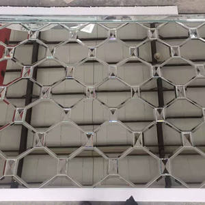 Hình dạng kim cương bạc pha lê màu nhỏ gương Gạch <span class=keywords><strong>Mosaic</strong></span> gạch gạch 3D Tường Gạch <span class=keywords><strong>Mosaic</strong></span> - Product Image 2