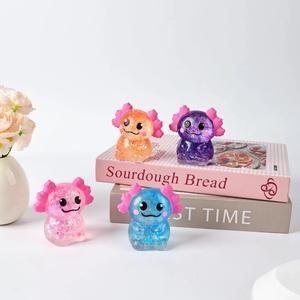 ของเล่นบีบมอลโทสซาลาแมนเดอร์แบบมีกลิตเตอร์ เนื้อนุ่ม วัสดุอื่นๆ บีบแล้วคืนตัวช้า บรรเทาความเครียด ของเล่นฟิดเจ็ต สำหรับเด็กทุกเพศ - Product Image 1