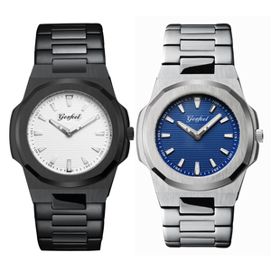 Reloj de Cuarzo Personalizado para Hombre con Logotipo, Movimiento Seiko VD55 Japonés, Cristal de Zafiro y Correa de Cuero Genuino, OEM Disponible, MOQ Bajo - Product Image 1