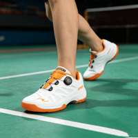 Chaussures de course décontractées unisexes pour le tennis de table, l'entraînement au tennis et les sports multiples - Toutes saisons