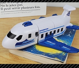 DIY <span class=keywords><strong>Robot</strong></span> Asamblea Transformación Die-Cast Modelo de avión Deformación <span class=keywords><strong>Robot</strong></span> Figuras DE ACCIÓN Juguetes para niños - Product Image 3