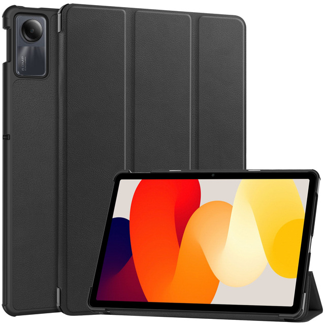 For Redmi Pad SE 11" Case, PU Leather Stand Slim Hard Shell Shockproof Protective Smart Cover for Xiaomi Redmi Pad SE 11.0" 2023