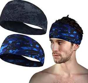 عصابات رأس رياضية للرجال والنساء للأنشطة الرياضية، مرنة لركوب الدراجات والجري، عصابة امتصاص العرق للصالة الرياضية واليوغا والركض - Product Image 2