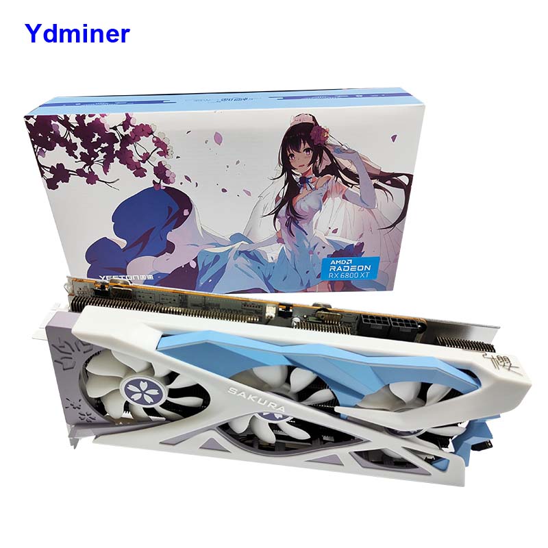 Waifu Yeston Radeon Rx 6800 Xt Yeston Sakura 6800xt VGA Yeston