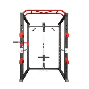 Phòng tập thể dục trong nhà di động <span class=keywords><strong>2x2</strong></span> kim loại an toàn điện Squat <span class=keywords><strong>Rack</strong></span> với ròng rọc và Smith máy thẳng đứng đa năng lượng giá - Product Image 1