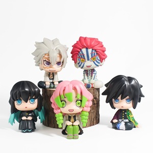 <span class=keywords><strong>Figurine</strong></span> Manga 10CM Demon Shinazugawa Akaza <span class=keywords><strong>Tomioka</strong></span> Giyuu Tokitou Muichirou Q Ver. Figurines d'anime en PVC à grosse tête - Product Image 3