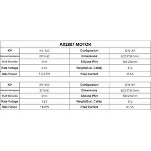 AX287 7-Inch Brushless <b>Motor</b> Payload Accessory for FPV <b>Drones</b> Long-Range Cinematic Cinematic Accessory OEM Product - Product Image 4