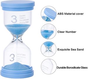 Juego <span class=keywords><strong>de</strong></span> 6 <span class=keywords><strong>Relojes</strong></span> <span class=keywords><strong>de</strong></span> <span class=keywords><strong>Arena</strong></span> para Niños, Reloj <span class=keywords><strong>de</strong></span> <span class=keywords><strong>Arena</strong></span> <span class=keywords><strong>de</strong></span> Plástico con Forma <span class=keywords><strong>de</strong></span> Cepillo <span class=keywords><strong>de</strong></span> Dientes para Juegos <span class=keywords><strong>de</strong></span> Niños Pequeños, 1/3/5/10/15/30 Minutos - Product Image 4