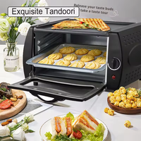 Four Tandoor compact innovant de 15 L, machine à crêpes, four à pizza, mini-grille-pain pour la cuisine à domicile, four Tandoor