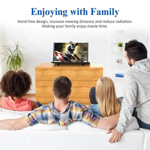 Xách tay 3X Slim Bảng điều chỉnh điện thoại di động màn hình Kính Lúp Điện thoại di động video enlarger bàn đứng điện thoại di động hình ảnh khuếch đại - Product Image 4