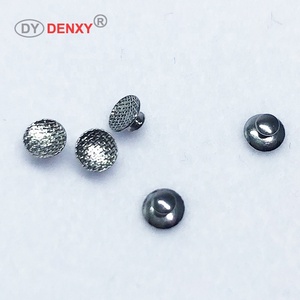 Denxy diş ortodonti taban Lingual düğmeler Metal Bondable doğrudan halkalar çekiş kanca diş hekimliği aksesuarları malzemeleri - Product Image 3