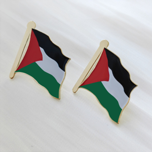 Bán Buôn Thiết Kế Hat Cổ Áo Quần Áo Ve Áo Cờ Của <span class=keywords><strong>Palestine</strong></span> Biểu Tượng Kim Loại Phù Hiệu Của Hàng Ngày Mặc - Product Image 4