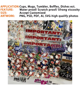 Bán buôn sẵn sàng để chuyển UV dtf cup kết thúc tốt đẹp tùy chỉnh cho 16oz 20oz Libbey Glass 24oz lạnh cup tùy chỉnh thiết kế UV dtf cup kết thúc tốt đẹp - Product Image 2