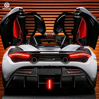 Kit carrosserie en fibre de carbone style Black Sail pour McLaren 720S 2017-2023 – Ensemble complet : Lame avant, jupes latérales, diffuseur arrière, aileron