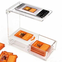 Support ergonomique antidérapant et stable pour scanner de cartes avec manchon en acrylique, idéal pour la vérification des prix et la fixation de téléphone portable, compatible impression