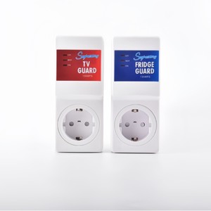 อุปกรณ์ป้องกันไฟกระชากมาตรฐานยุโรป สำหรับทีวีและตู้เย็น วัสดุ PC ป้องกันไฟฟ้ากระแสสลับ ชนิดเสียบปลั๊ก - Product Image 5