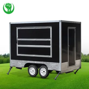 China factory production Fully equipped enclosed concession mobile food truck for sale