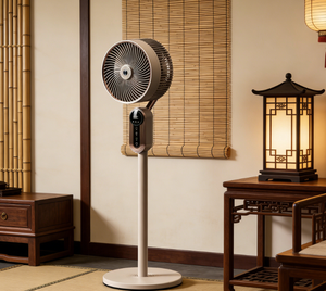 Ventilateur sur pied 220-240V 50/60Hz, 6 vitesses, télécommande, minuterie 7H pour CN, TH, SG, MY, KR, PH, maison et bureau - Product Image 1