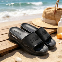 Chaussons personnalisés sur mesure Chaussures Hommes 3D à motif en relief Semelle épaisse et amortie Articles de plage pour Distributeurs de Boutiques