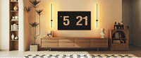 TSINYE LED RGB Rechargeable Sans Fil Applique Murale à Batterie Dimmable avec Télécommande Appliques Murales pour Chambre Salon