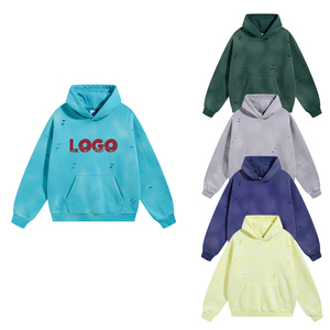 Manufacturer Wholesale Good Quality Low MOQ Custom Logo Plus Size Screen Printing Men's Hoodie