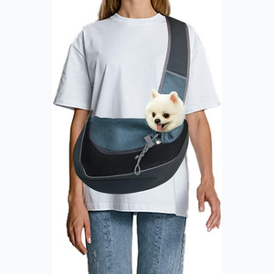 Free sample Hot Sale New Design Pet Carrier <b>Carry</b>-on Travel Kitten Bag Outdoor Breathable <b>Dog</b> Sling Bag Carrier Puppy - Product Image 1
