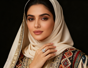 Anneaux en argent S925 avec fleur de couronne et moissanite, entièrement sertis, design royal noble haut de gamme, anneau de luxe léger, anneaux de fiançailles et de mariage - Product Image 4