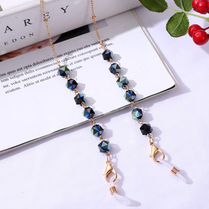 L. R.Gem Chaîne perlée pour <span class=keywords><strong>lunettes</strong></span> de soleil, support élégant à la mode, pour femmes, chaîne perlée - Product Image 3
