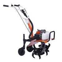 Motoculteur multifonctionnel 2/4 temps 6 CV à haute productivité, désherbeur portable, mini-cultivateur rotatif à essence pour l'agriculture
