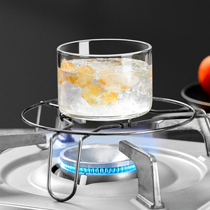 Bol <span class=keywords><strong>à</strong></span> crème anglaise en verre borosilicate de haute qualité de 150 ml avec couvercle, pour la nourriture pour bébés et les soufflés - Product Image 3
