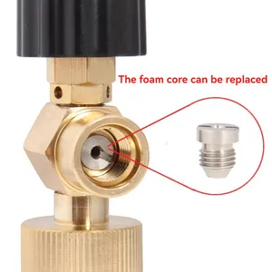 Copper Core PA Foam Spray Can Nozzle High-pressure Cleaner Snowflake Foam Spray Gun Accessories