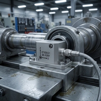 Accéléromètre piézoélectrique IEPE ±25g, capteur d'accélération de vibration triaxiale ICP, transducteur de surveillance de machines industrielles