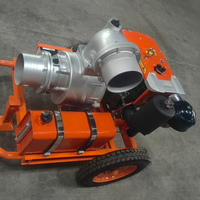 Pompe à eau à moteur diesel DC pour drainage urbain rapide, haute pression, en acier inoxydable, 1-400 m³/h ou pompes de déshydratation OEM personnalisées