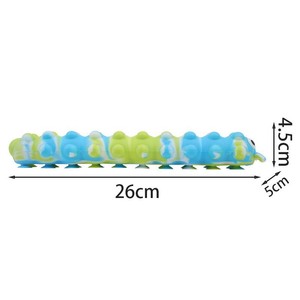 Jincan Venta al por Mayor Creatividad Nuevo Juguete Antiratas Pionero de Silicona 3D con Ventosa de Oruga, Juguete Musical de Burbujas con Ventosa y Rebote para Apretar - Product Image 6