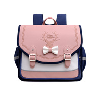 Sac Tendance 2025 Sac à dos d'école primaire Horizontal Style britannique étanche pour les grades 1 à 6 Sac à dos de réduction de poids